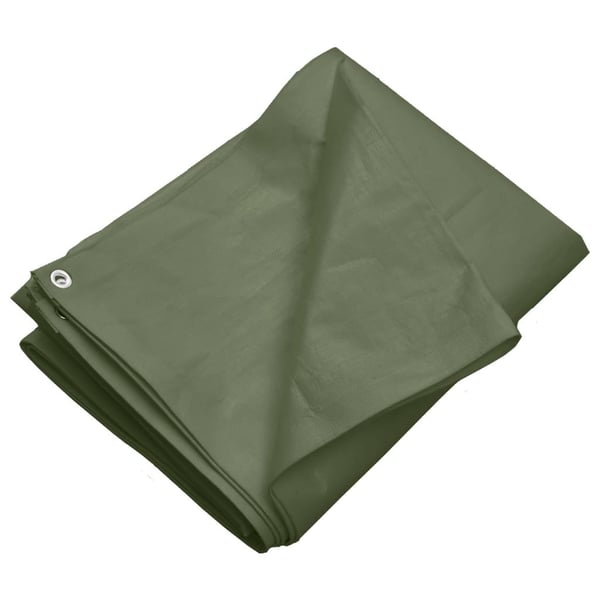 vidaXL presenning 4x4 m 260 g/m² HDPE grøn
