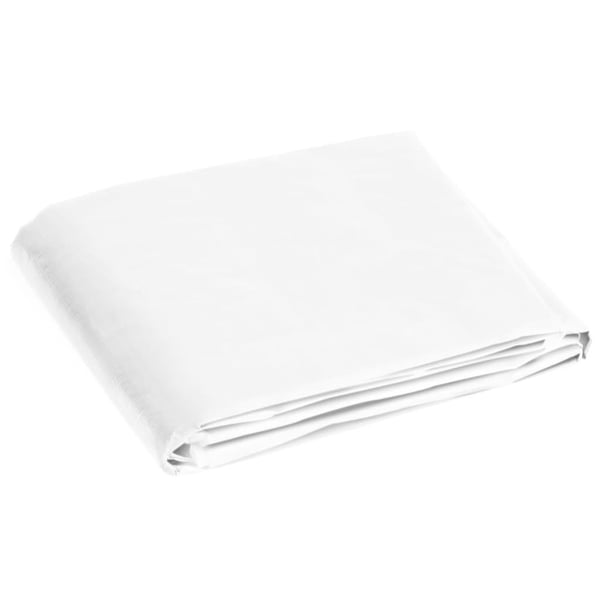 vidaXL presenning 2x3 m 180 g/m² HDPE hvid
