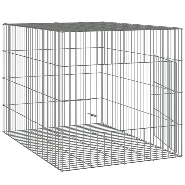 vidaXL Kanihäkki 78x54x54 cm galvanoitu rauta