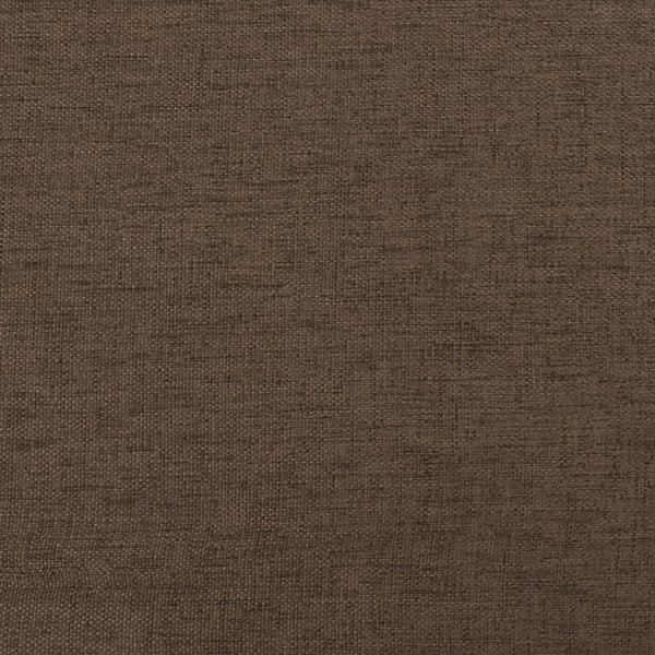 vidaXL fodskammel 45x29,5x35 cm stof brun