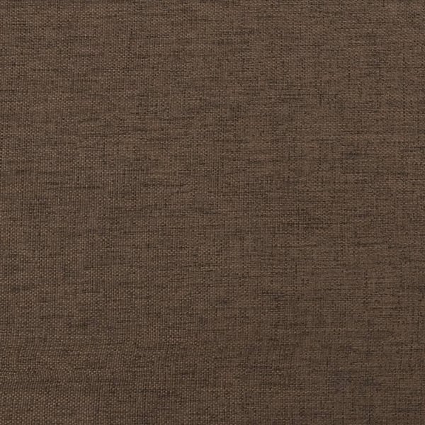 vidaXL fodskammel 45x29,5x35 cm stof og kunstlæder brun