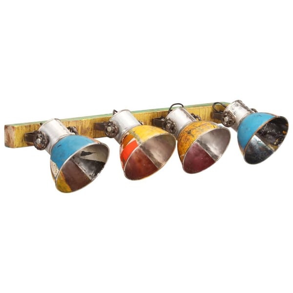 vidaXL Industriell vegglampe flerfarget 90x25 cm E27