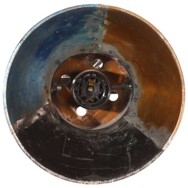 vidaXL Golvlampa med 2 lampskärmar flerfärgad E27