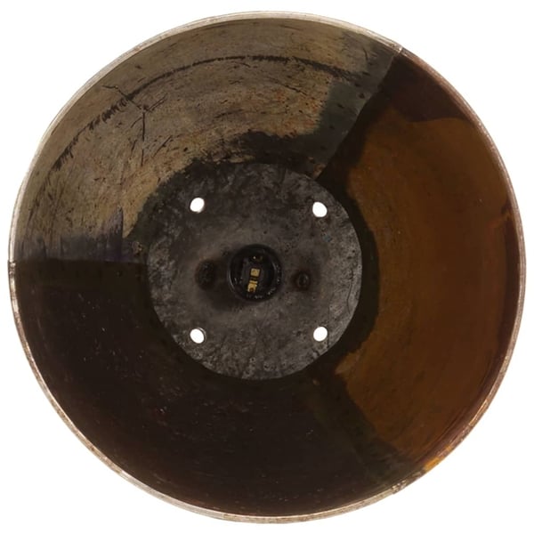 vidaXL industriel hængelampe 32 cm E27 25 W rund flerfarvet