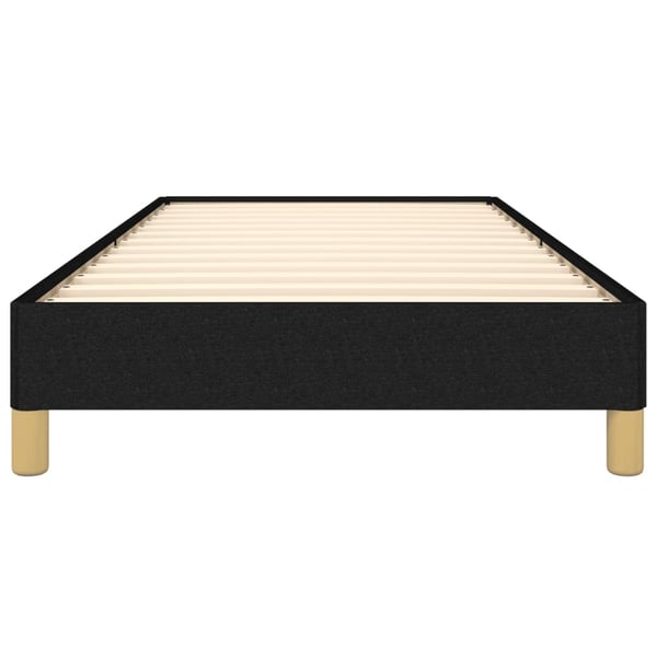 vidaXL sengeramme 100x200 cm stof sort