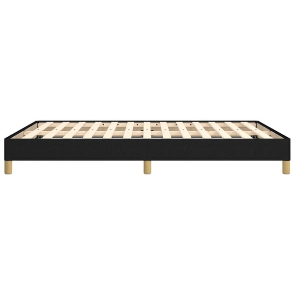 vidaXL sengeramme 140x200 cm stof sort