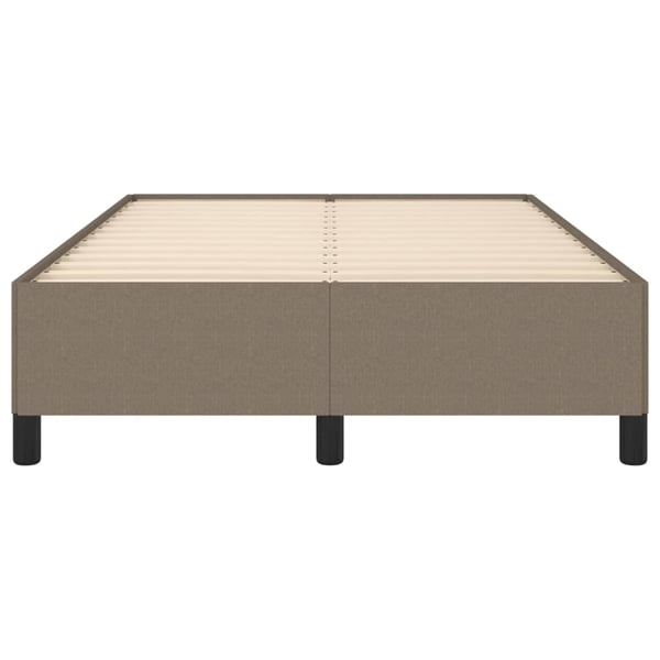 vidaXL sengeramme 120x200 cm stof gråbrun