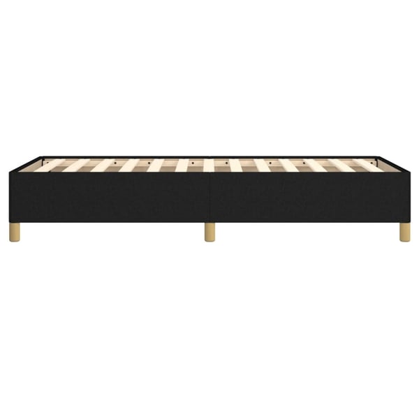 vidaXL sengeramme 90x200 cm stof sort