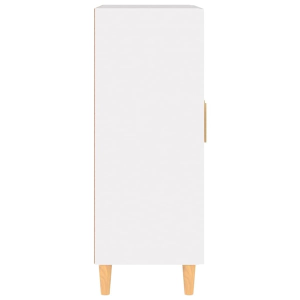 vidaXL Skjenk hvit 69,5x34x90 cm konstruert tre