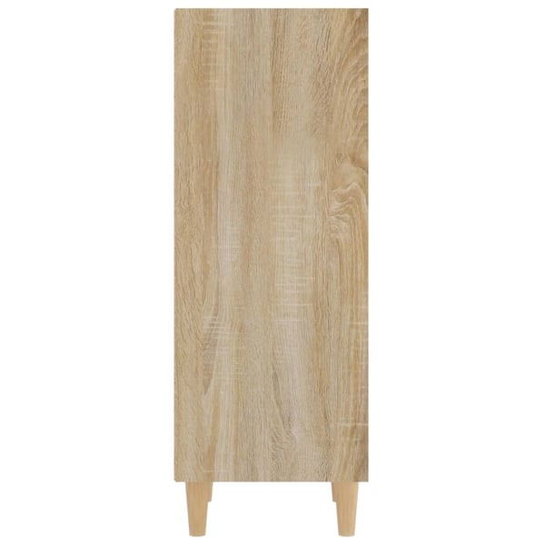 vidaXL Skjenk sonoma eik 34,5x32,5x90 cm konstruert tre