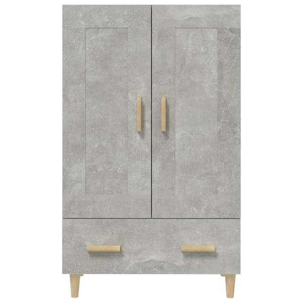 vidaXL Highboard betonggrå 70x31x115 cm konstruert tre