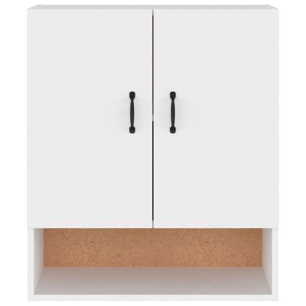 vidaXL Veggskap hvit 60x31x70 cm konstruert tre