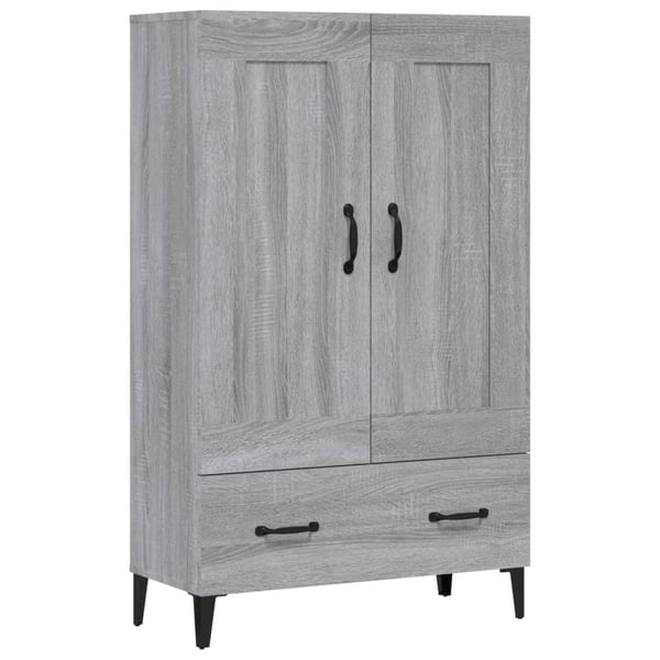 vidaXL Kaappi harmaa Sonoma 70x31x115 cm tekninen puu