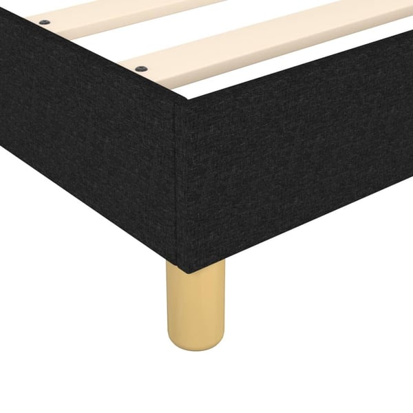 vidaXL Boxspring sengeramme 80x200 cm stof sort