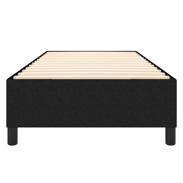 vidaXL Boxspring sengeramme 90x190 cm stof sort