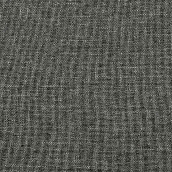 vidaXL Boxspring sengeramme Mørkegrå 120x200 cm Stof