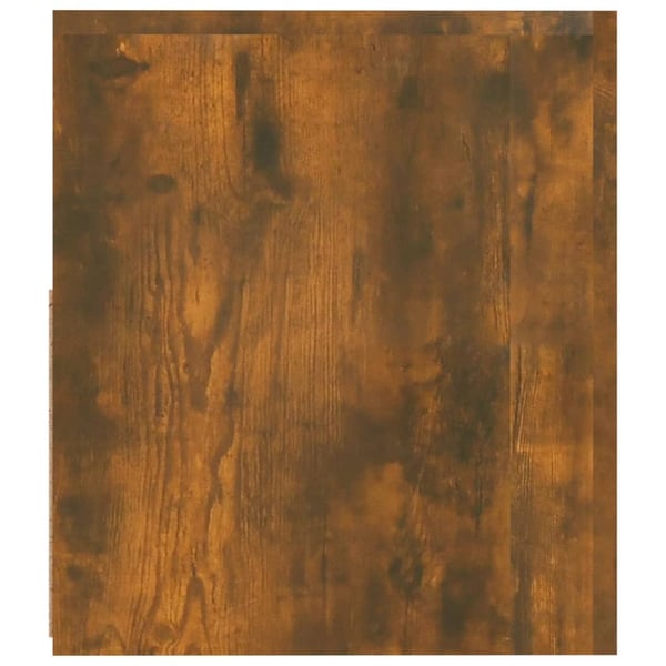 vidaXL Nattbord 2 stk med LED-lys røkt eik 60x35x40 cm