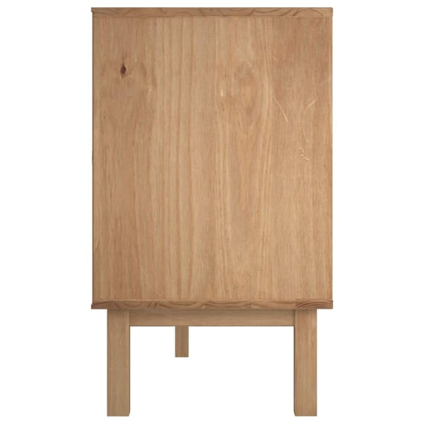 vidaXL Skjenk OTTA 113,5x43x73 cm heltre furu