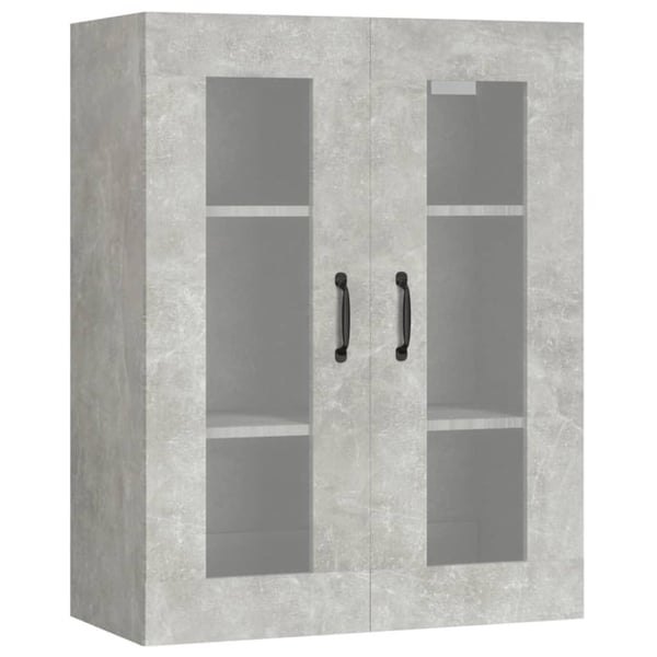 vidaXL vægskab 69,5x34x90 cm betongrå