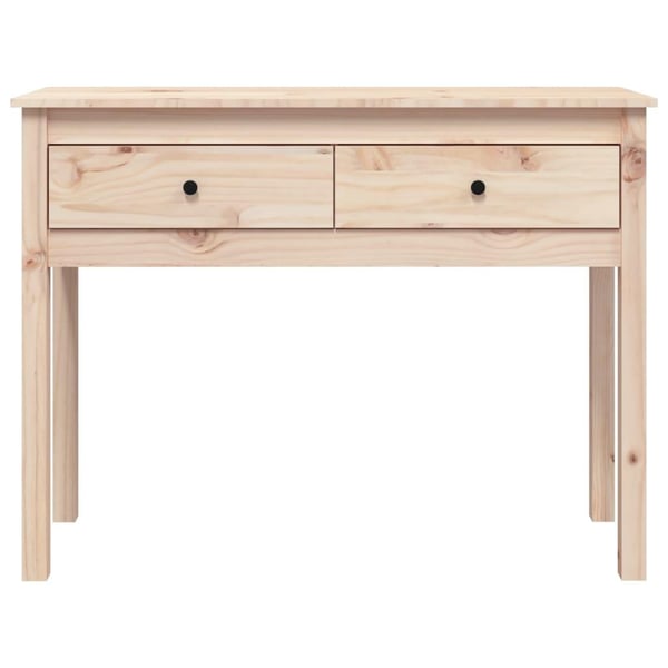 vidaXL Konsollbord 100x35x75 cm heltre furu