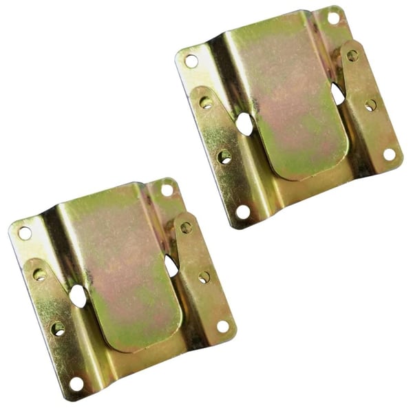 vidaXL sengeborde 2 stk. 40x30x30 cm konstrueret træ røget egetræ
