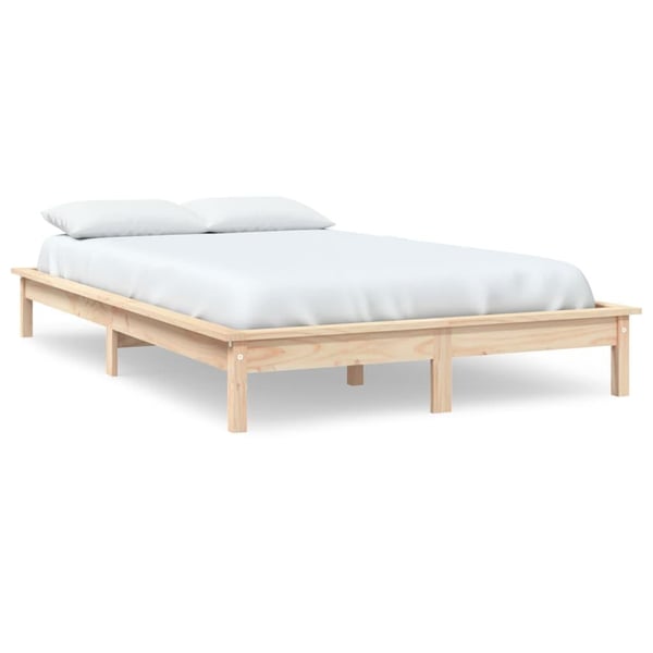vidaXL Sengeramme heltre furu 120x200 cm