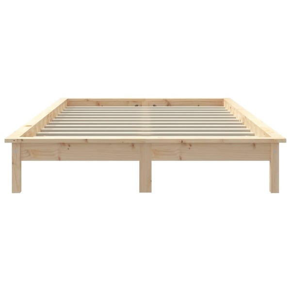 vidaXL Sengeramme heltre furu 120x200 cm