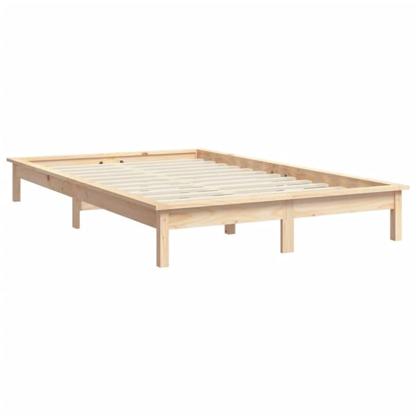 vidaXL Sengeramme heltre furu 120x200 cm