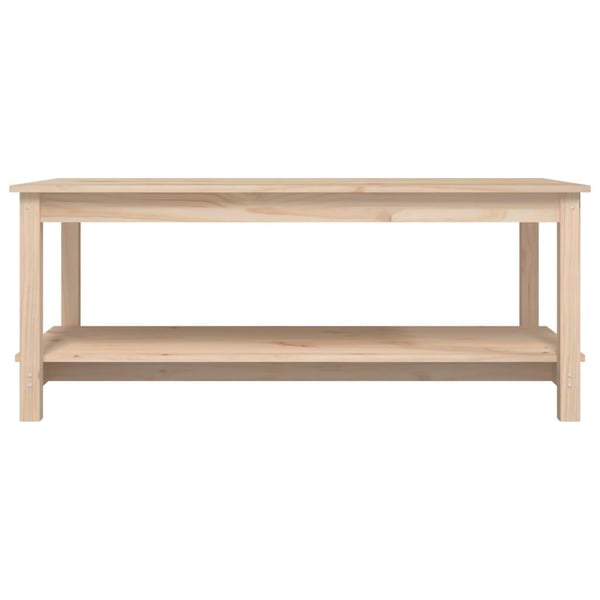 vidaXL Salongbord 110x55x45 cm heltre furu