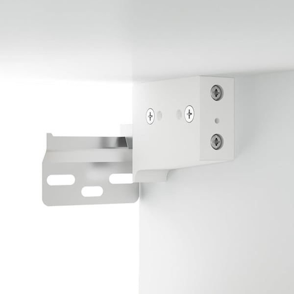 vidaXL Veggskap 2 stk hvit 60x36,5x35 cm konstruert tre