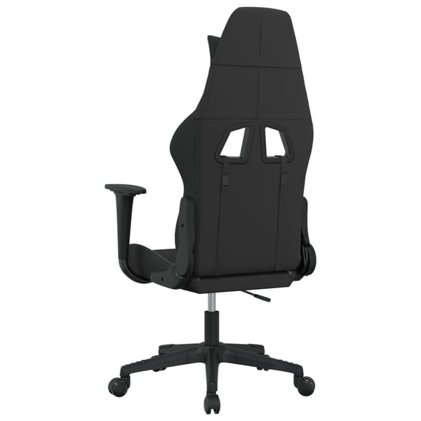 vidaXL gamingstol med massagefunktion sort og lysegrå
