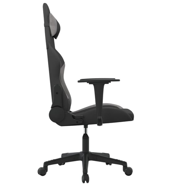 vidaXL gamingstol med massagefunktion sort og lysegrå