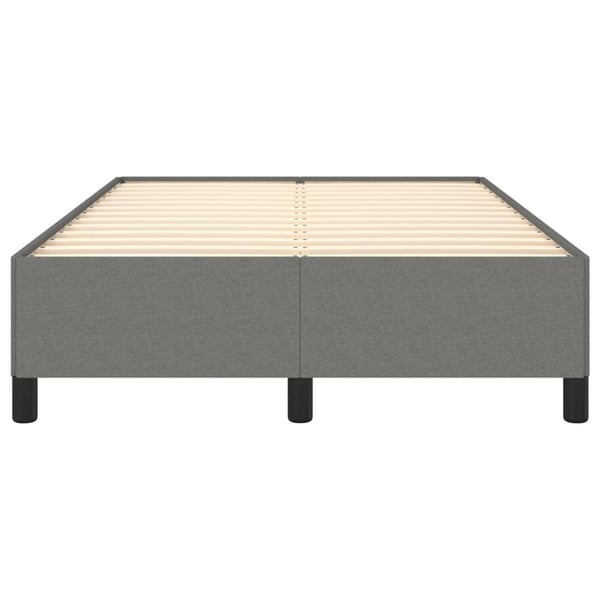 vidaXL sengeramme 120x200 cm stof mørkegrå
