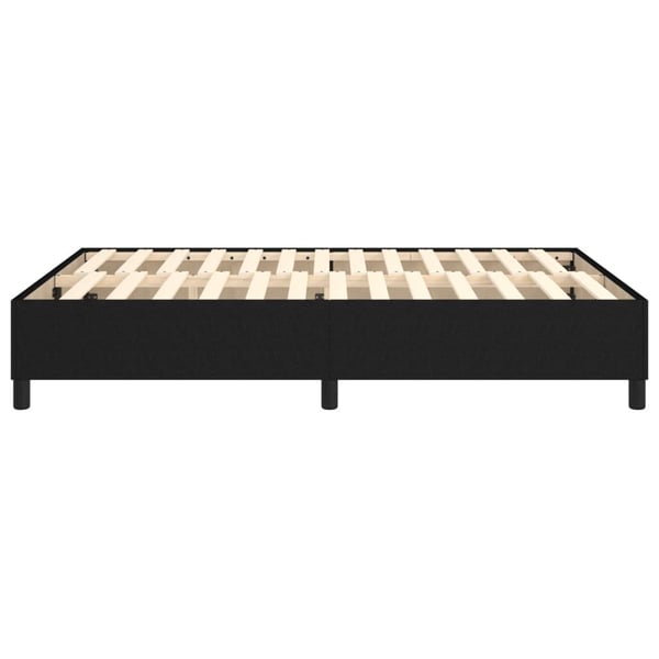 vidaXL Boxspring sengeramme 140x200 cm stof sort