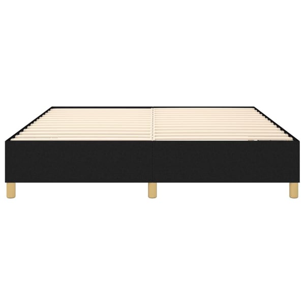 vidaXL Boxspring sengeramme 180x200 cm stof sort