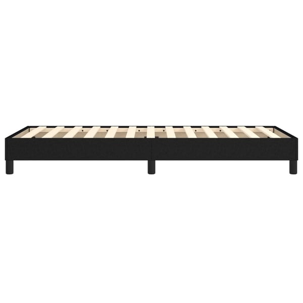 vidaXL Boxspring sengeramme 90x200 cm stof sort