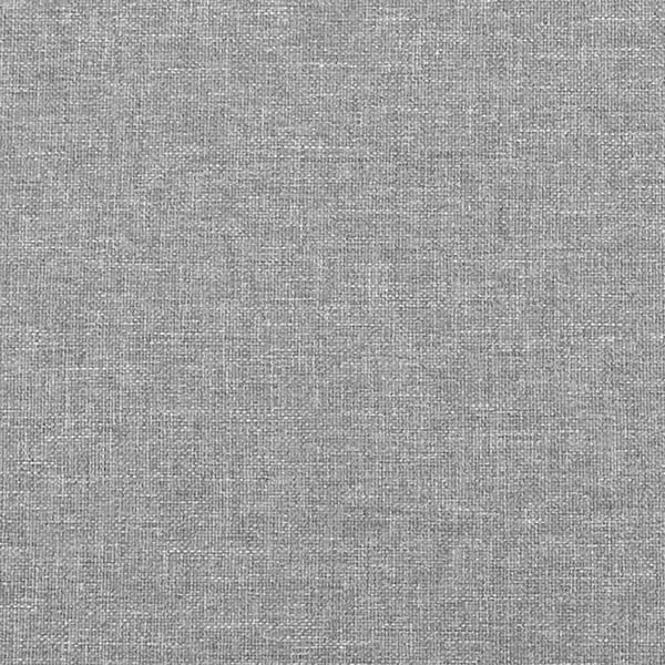 vidaXL Boxspring sengeramme 160x200 cm stof lysegrå