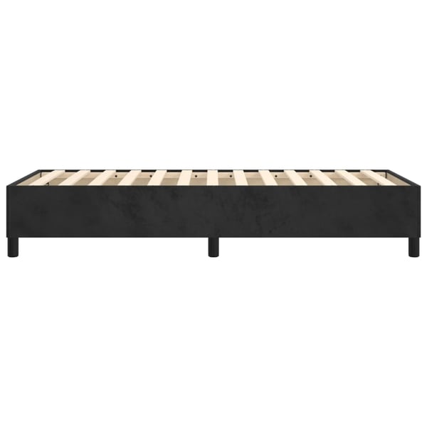vidaXL Boxspring sengeramme 90x190 cm fløjl sort