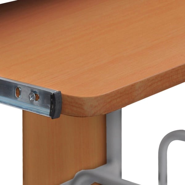 vidaXL Databord brun 110x52x88,5 cm konstruert tre