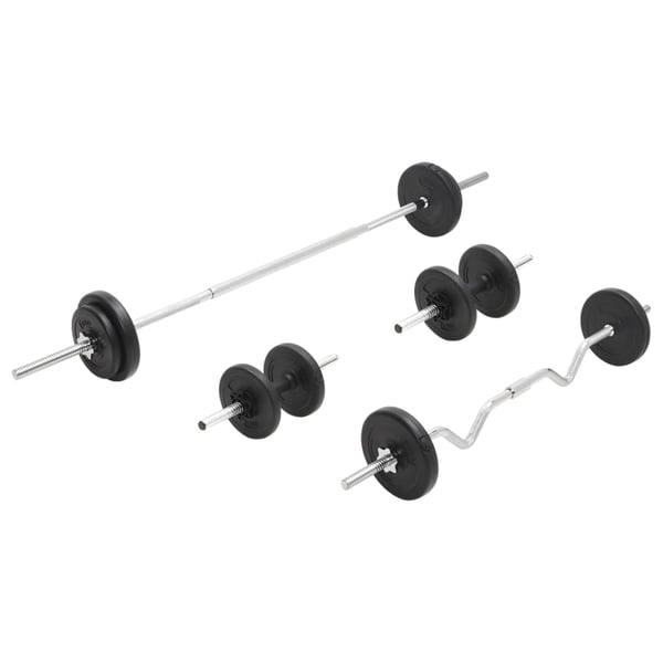 vidaXL Käsi- ja levypainosarja 30 kg