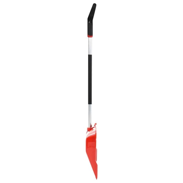 vidaXL sneskovl 136 cm aluminium rød