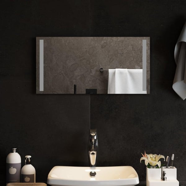 vidaXL Kylpyhuoneen LED-peili 60x30 cm