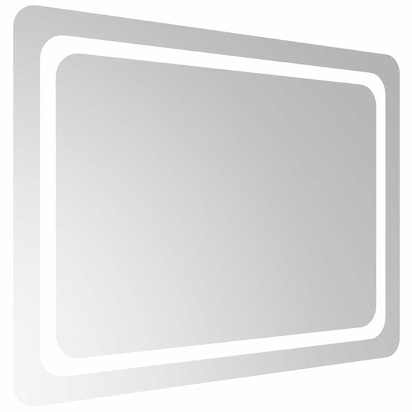 vidaXL Badrumsspegel LED 80x60 cm