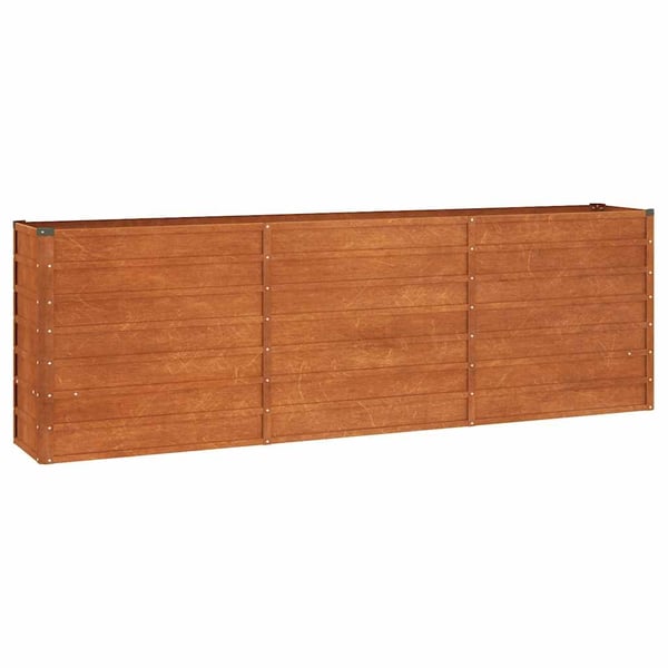 vidaXL Høybed rust 240x40x77 cm cortenstål