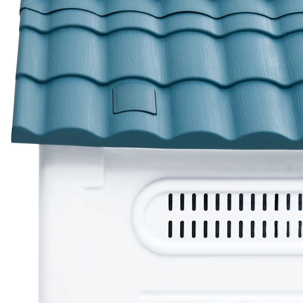 vidaXL Hundehus blå 57x68x66 cm polypropylen
