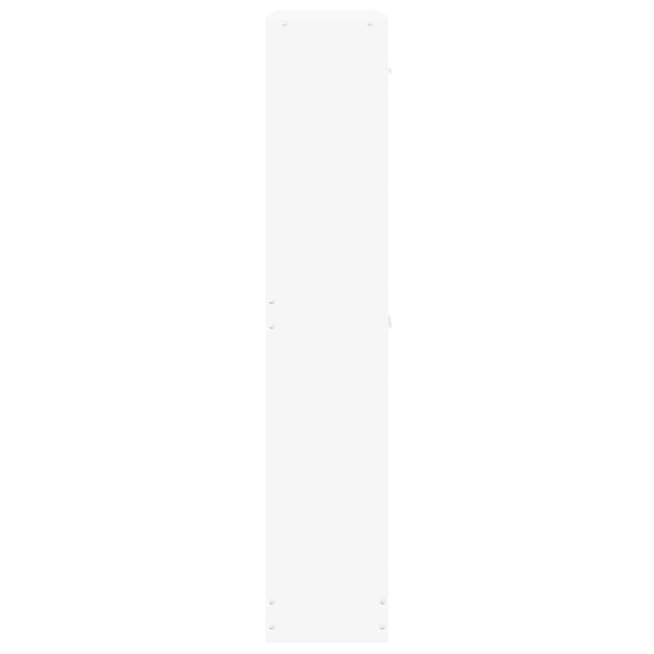 vidaXL Skoskap hvit 59x17x81 cm konstruert tre