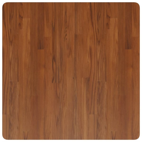 vidaXL Firkantet bordplate mørkebrun 80x80x2,5 cm behandlet heltre eik