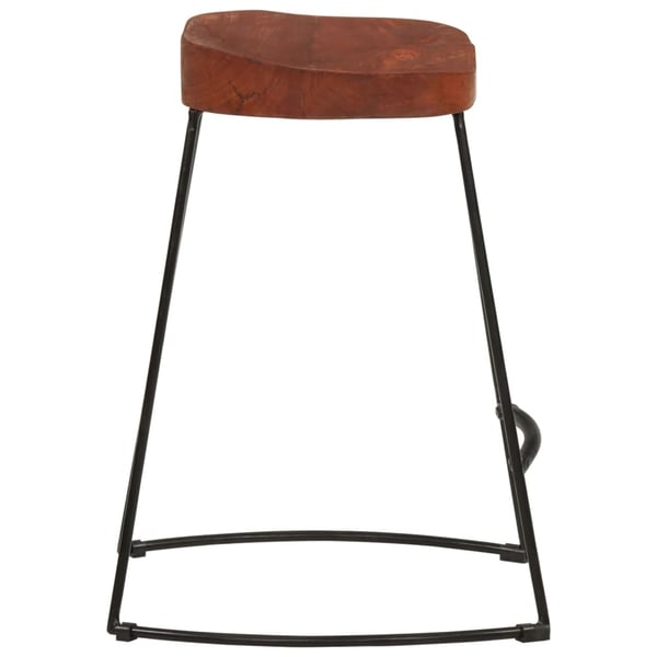 vidaXL Gavin-barkrakker 2 stk 45x38x53 cm heltre mango