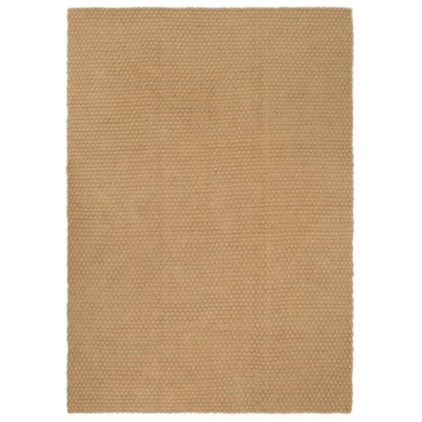 vidaXL Matto suorakaide luonnollinen 160x230 cm juutti