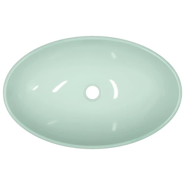 vidaXL håndvask 54,5x35x15,5 cm hærdet glas hvid